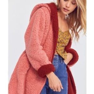 ISO: Urban Outfitters reversible fuzzy coat!